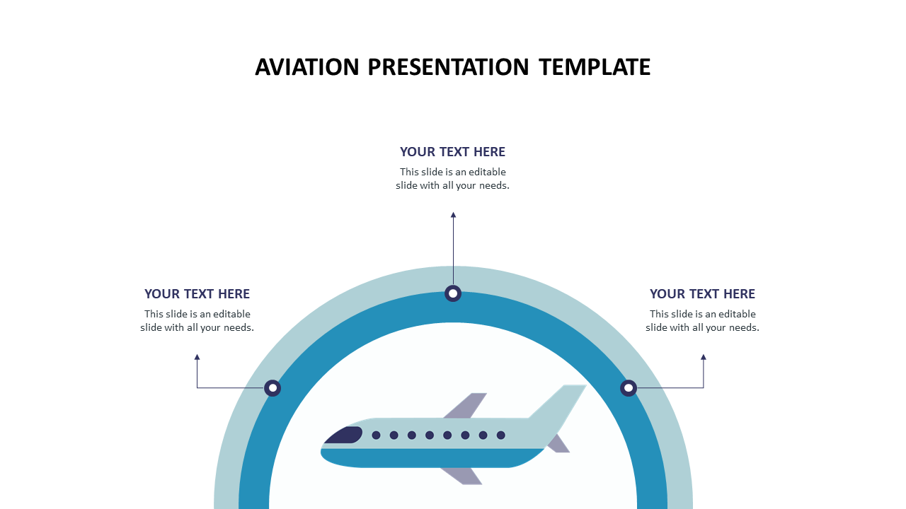 Best Aviation Presentation Template Model